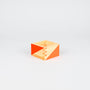 Bunte Sake-Holzbecher Masu 'Gimapop' | Ohashi Ryoki-Ohashi Ryoki-Rot x Orange-Tokoro