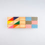 Bunte Sake-Holzbecher Masu 'Ichimatsu' | Ohashi Ryoki-Becher-Tokoro-Blau-