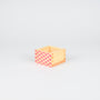 Bunte Sake-Holzbecher Masu 'Ichimatsu' | Ohashi Ryoki-Becher-Tokoro-Pink-