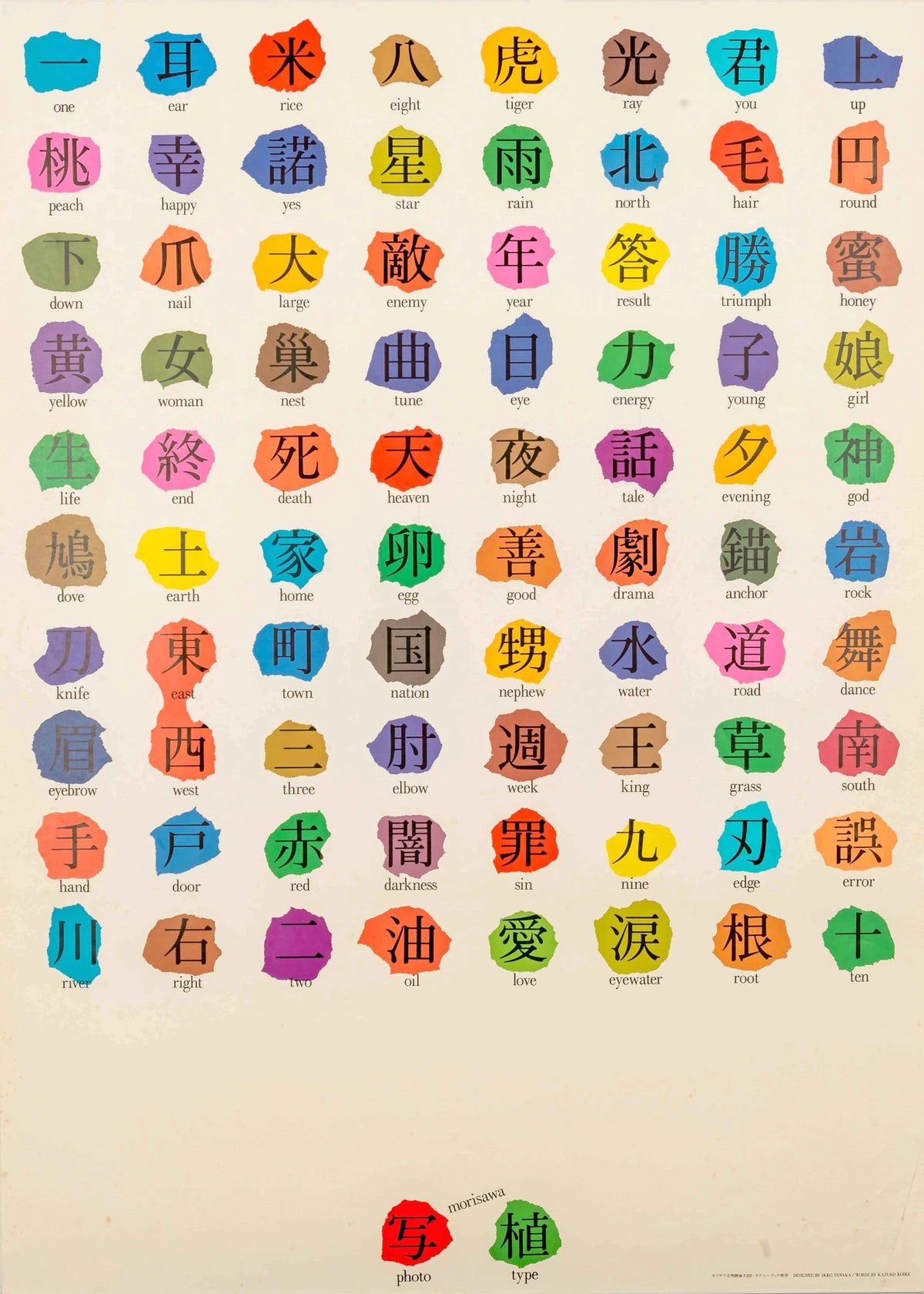 Ikko Tanaka 田中一光-Vintage-Tokoro
