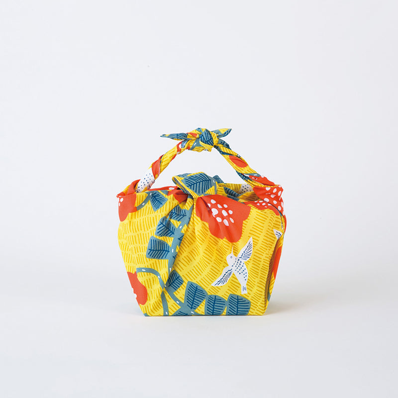 Furoshiki M 'Kolibri' Gelb - Kata Kata | Musubi-Musubi-Tokoro