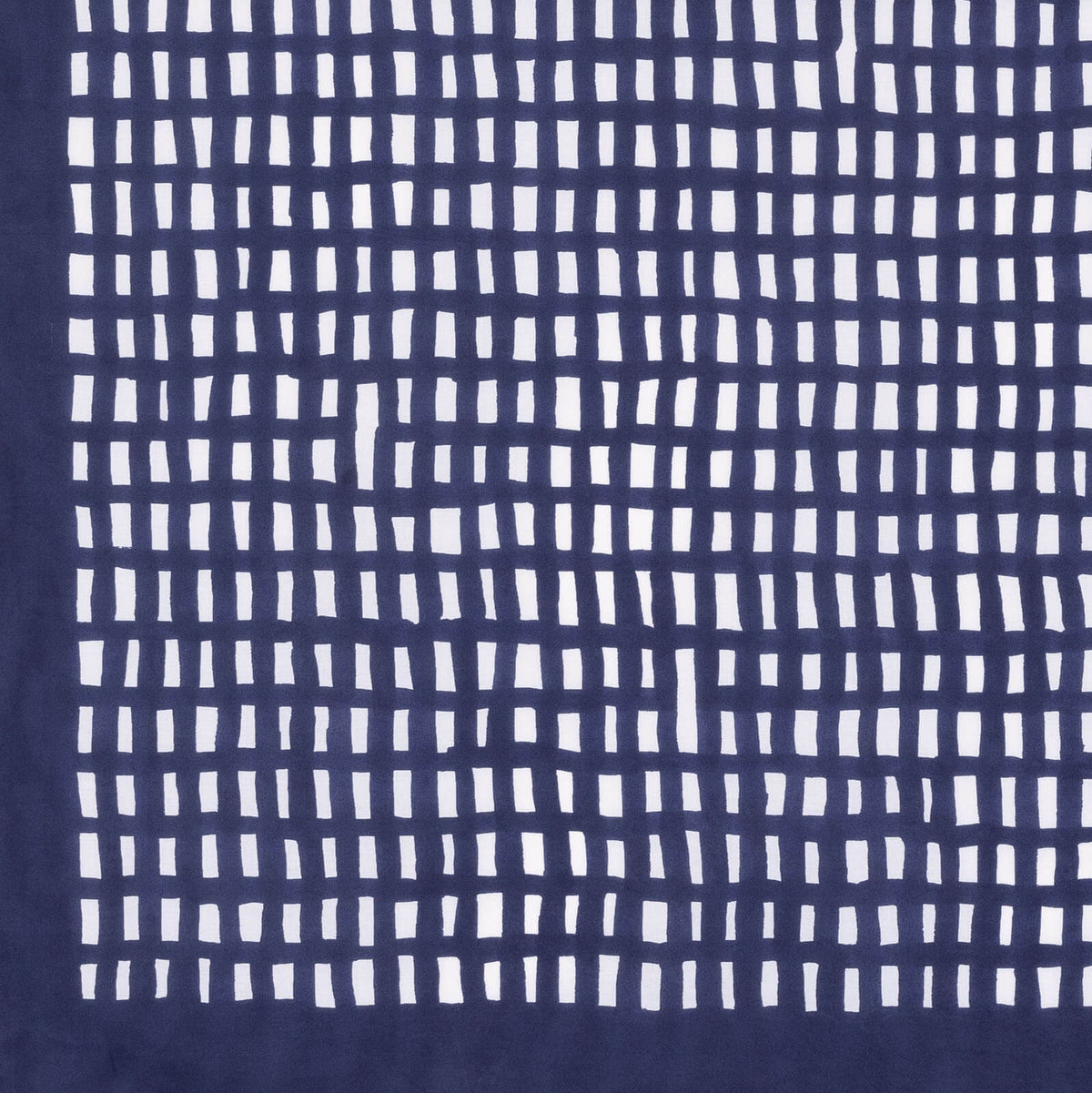 Furoshiki M 'Sora Check' Navy - minä perhonen | Musubi-Musubi-Tokoro