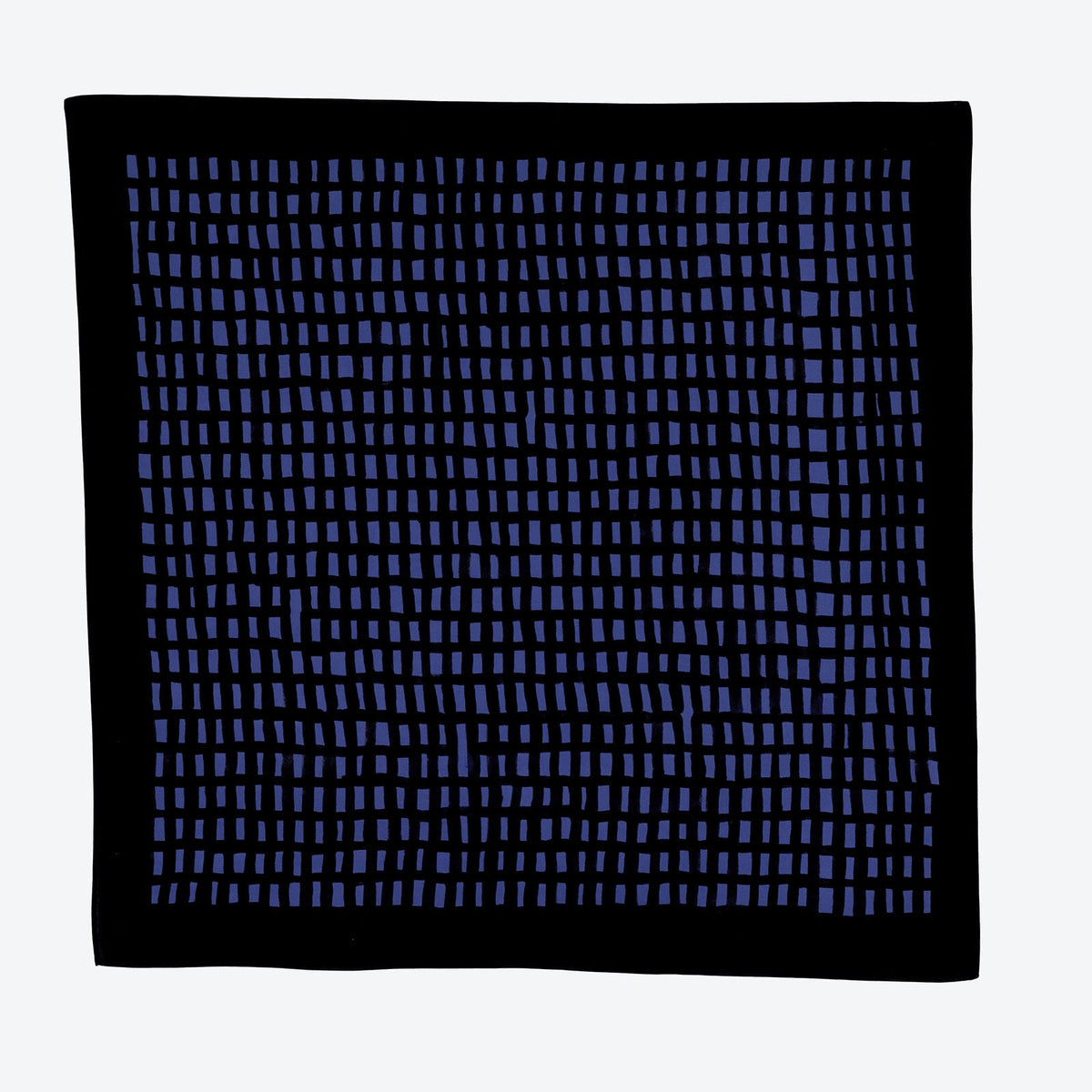 Furoshiki M 'Sora Check' - minä perhonen | Musubi-Furoshiki-Furoshiki-Schwarz x Blau-Tokoro
