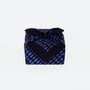 Furoshiki M 'Sora Check' - minä perhonen | Musubi-Furoshiki-Furoshiki-Schwarz x Blau-Tokoro