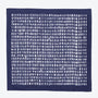 Furoshiki M 'Sora Check' Navy - minä perhonen | Musubi-Musubi-Tokoro