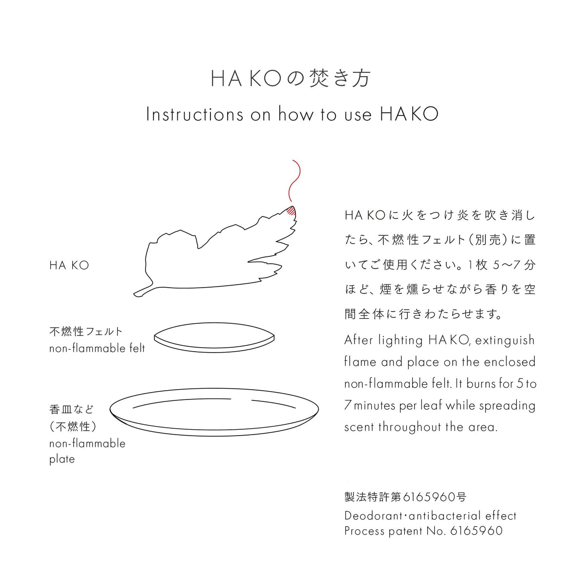 HA KO Duftblatt - Agarwood-HA KO-Tokoro