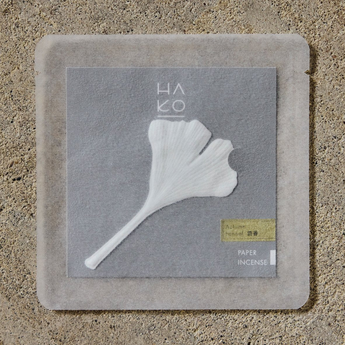 HA KO Duftblatt aus Papier - Fenchel (Herbst) | Kunjudo-Weihrauchblatt-Tokoro-