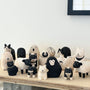 T-lab wood animal figure cat dog tiger sheep
