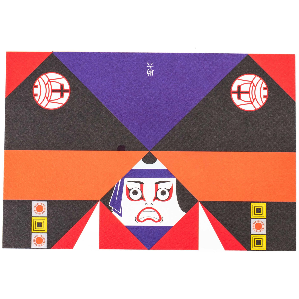 KABUKI Origami-Postkarten-Cochae-Tokoro