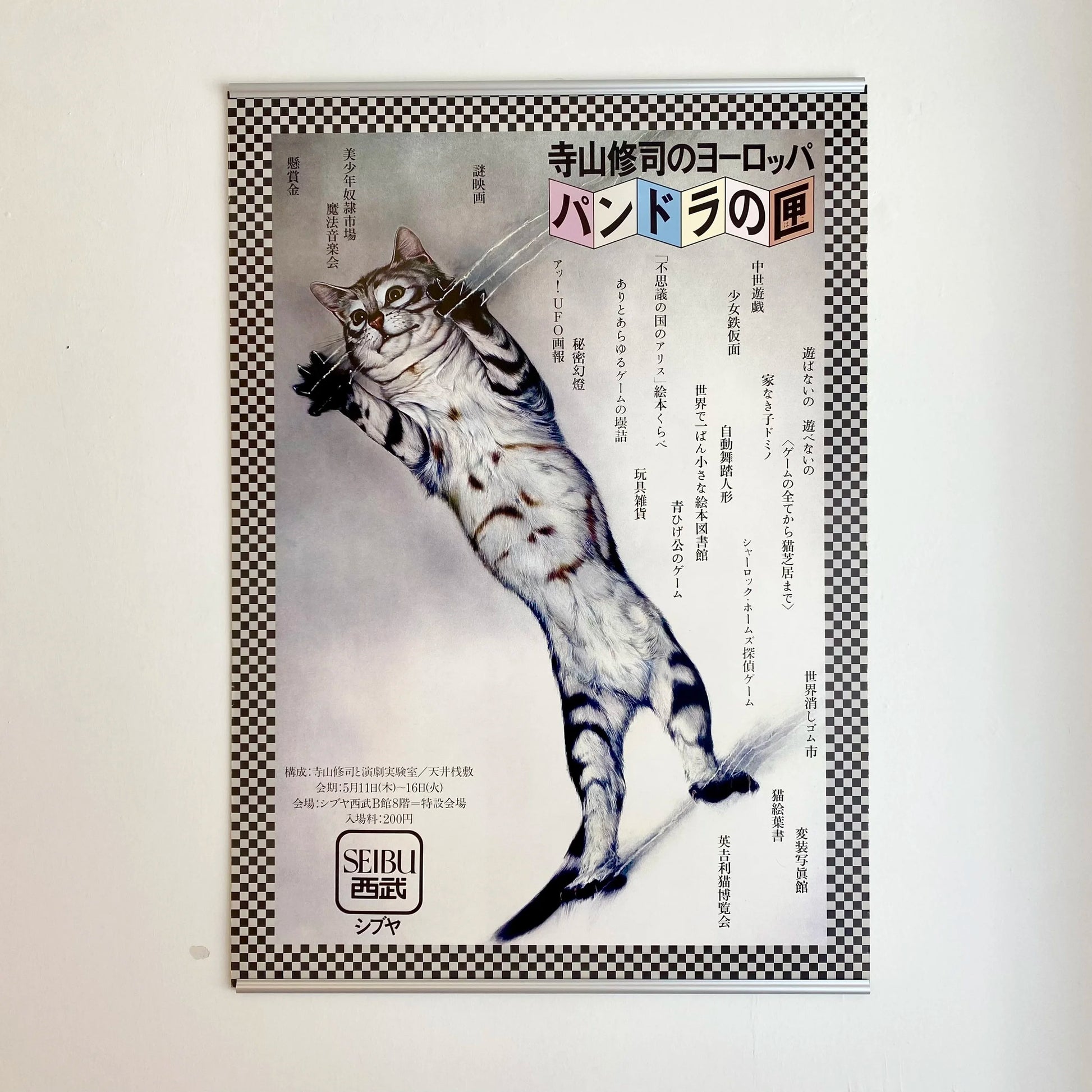 Katsumi Asaba | Plakat zur Ausstellung 'Shuji Terayama's Europe'-Vintage-Tokoro