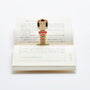 Kokeshi Buchzeichen-Set-Cochae-Tokoro