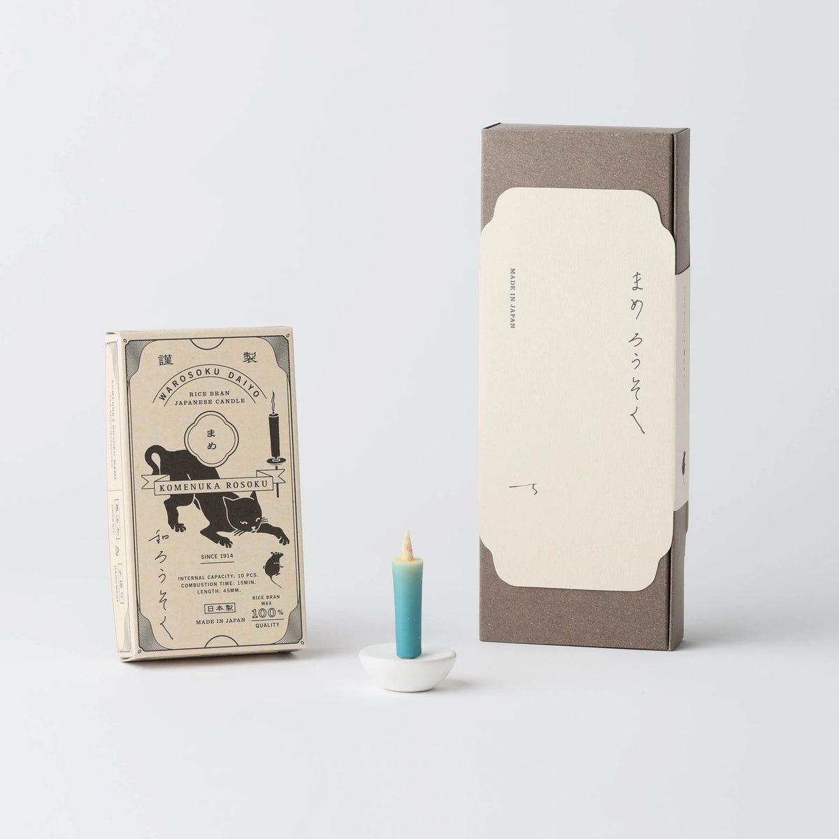 Mini-Kerzenset mit Keramikstand 'Earth Colors' | Daiyo-Daiyo-Tokoro