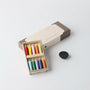 Mini-Kerzenset mit Keramikstand Schwarz | Daiyo-Tokoro-
