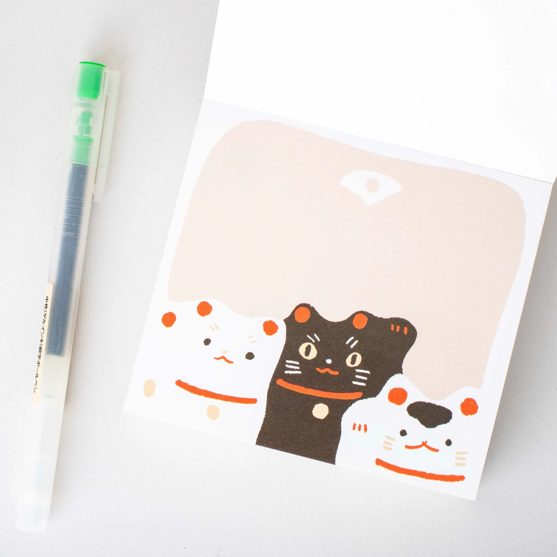 Notizblock "Maneki-Neko" | Masao Takahata