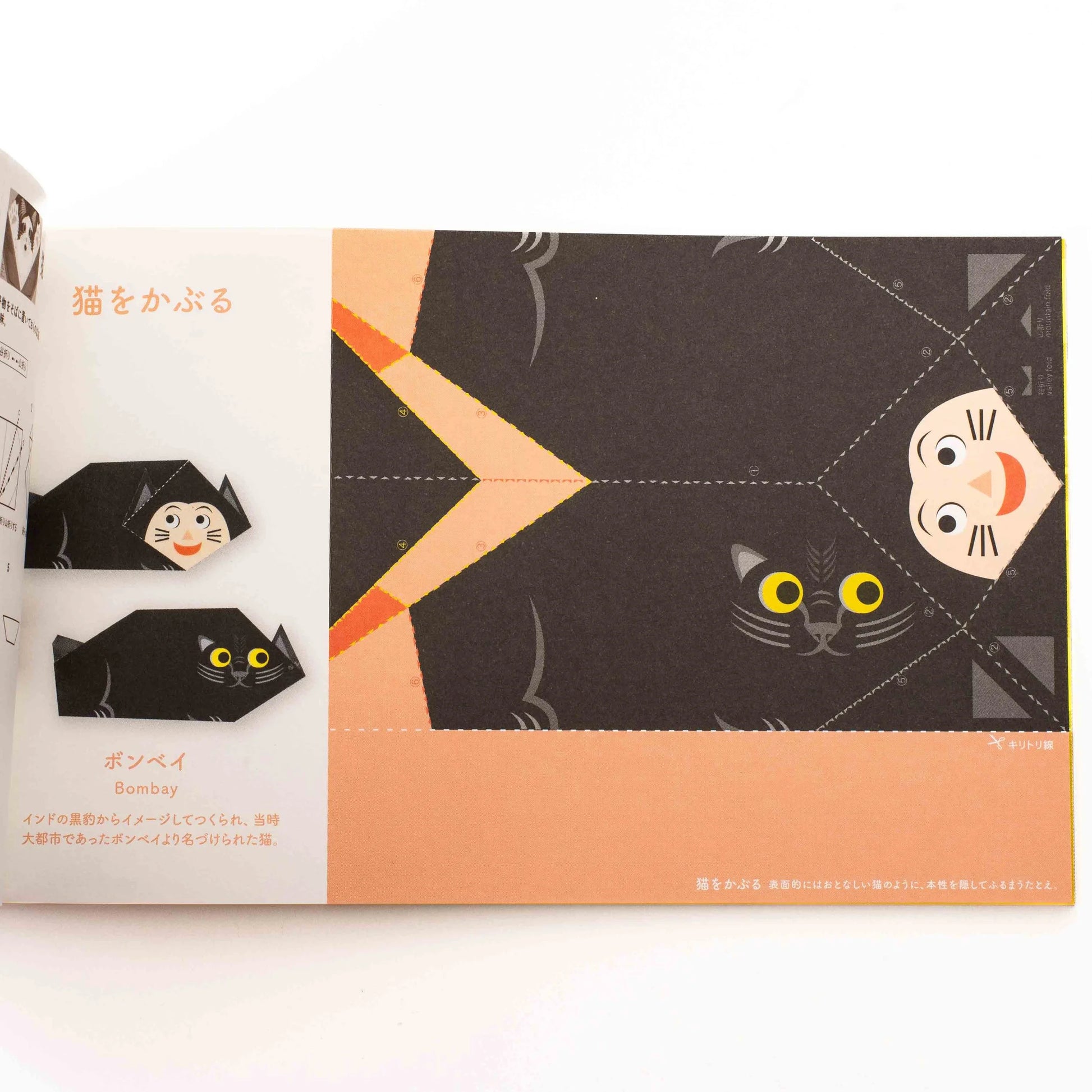 Livre de cartes postales origami NECOORI