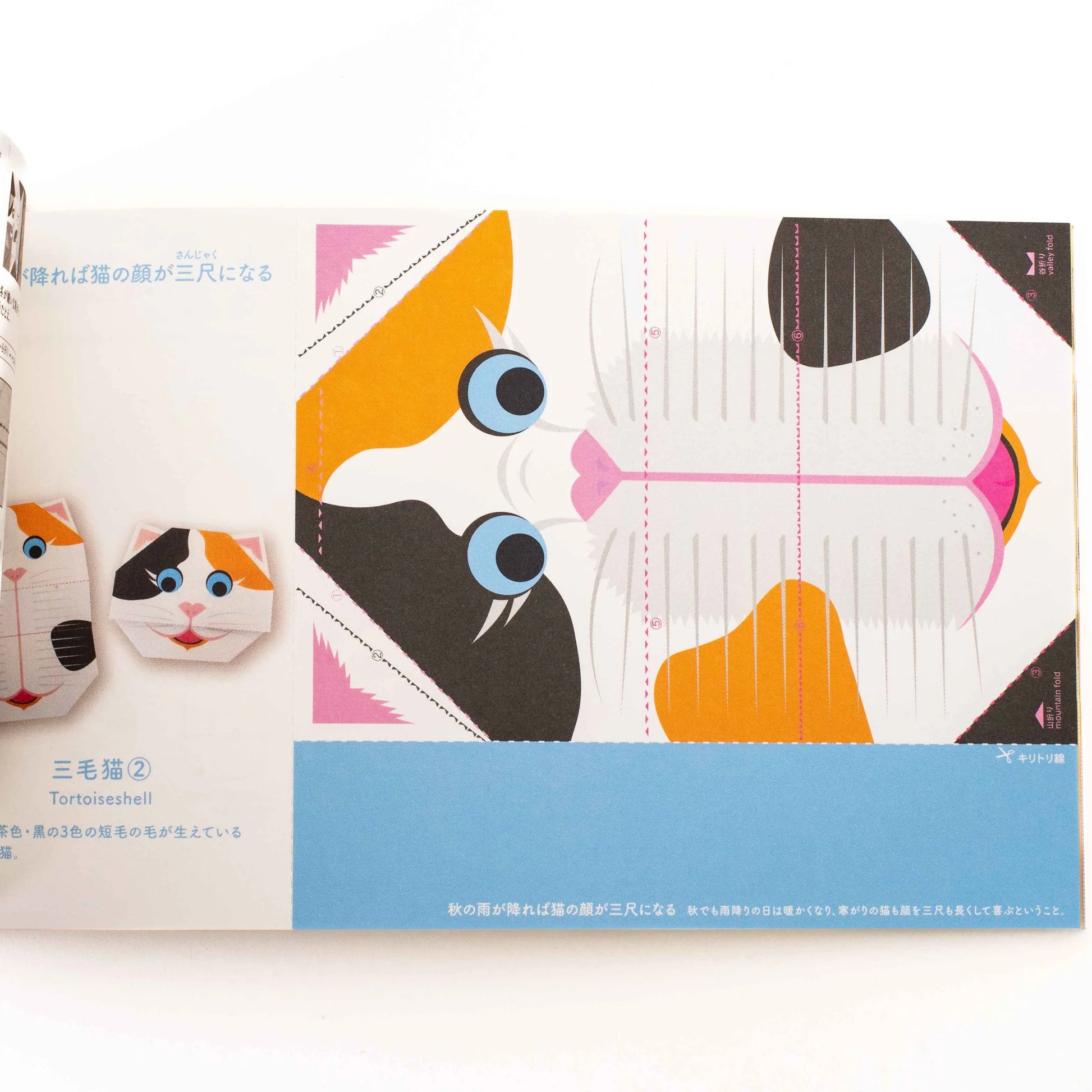 Livre de cartes postales origami NECOORI