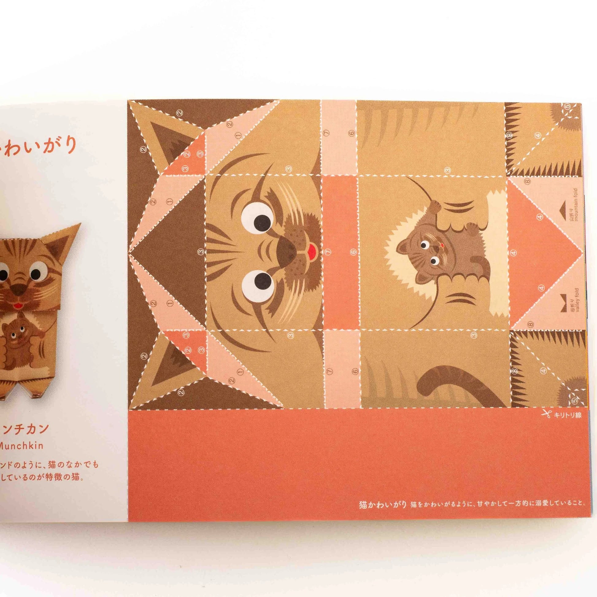 Livre de cartes postales origami NECOORI