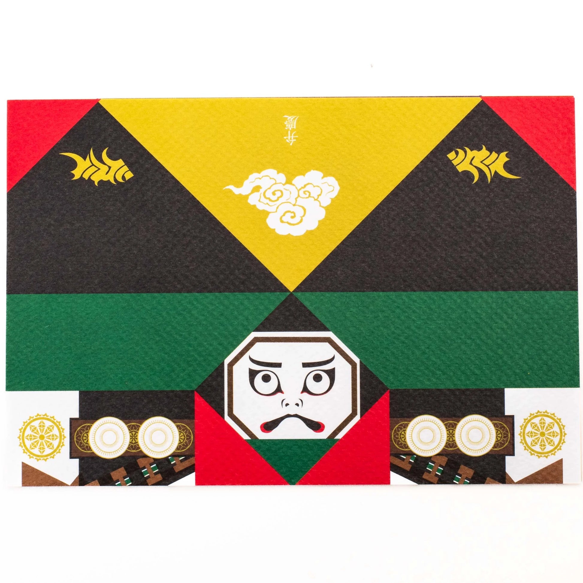 KABUKI Origami-Postkarten-Cochae-Tokoro
