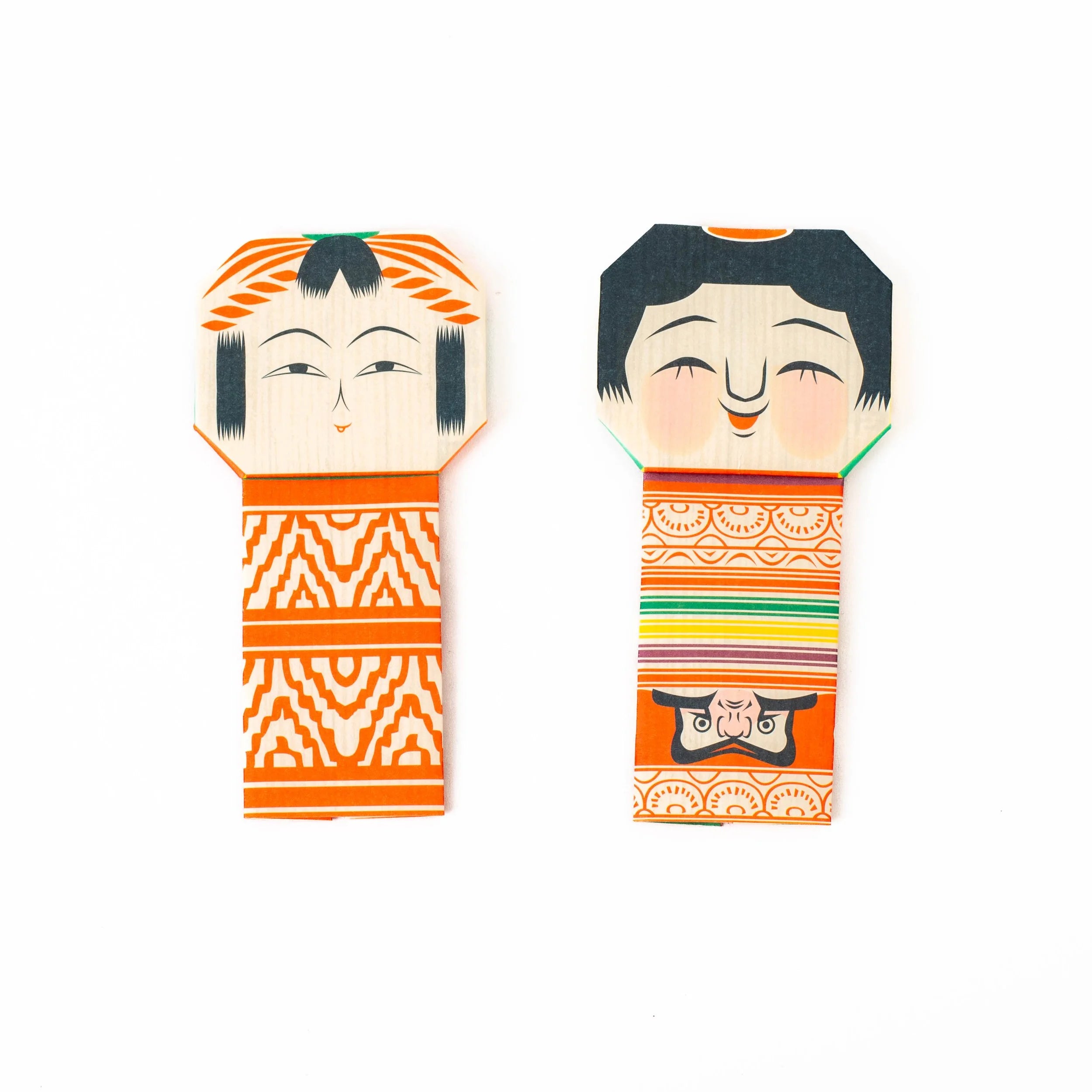 ORIKOKESHI - Kokeshi Origami-Set-Cochae-Tokoro