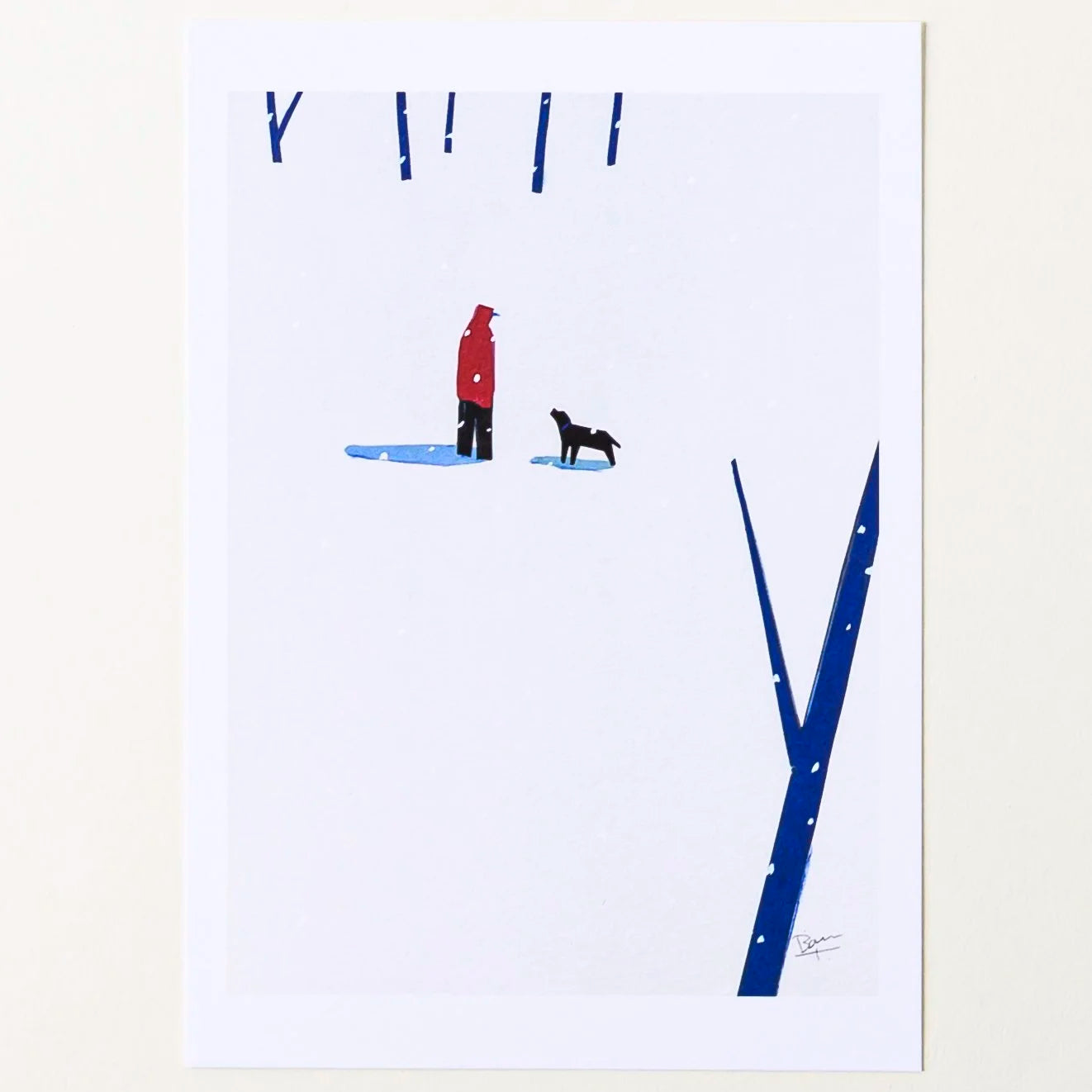 Postkarte 'Snow Fun' | Taku Bannai-Taku Bannai-Tokoro
