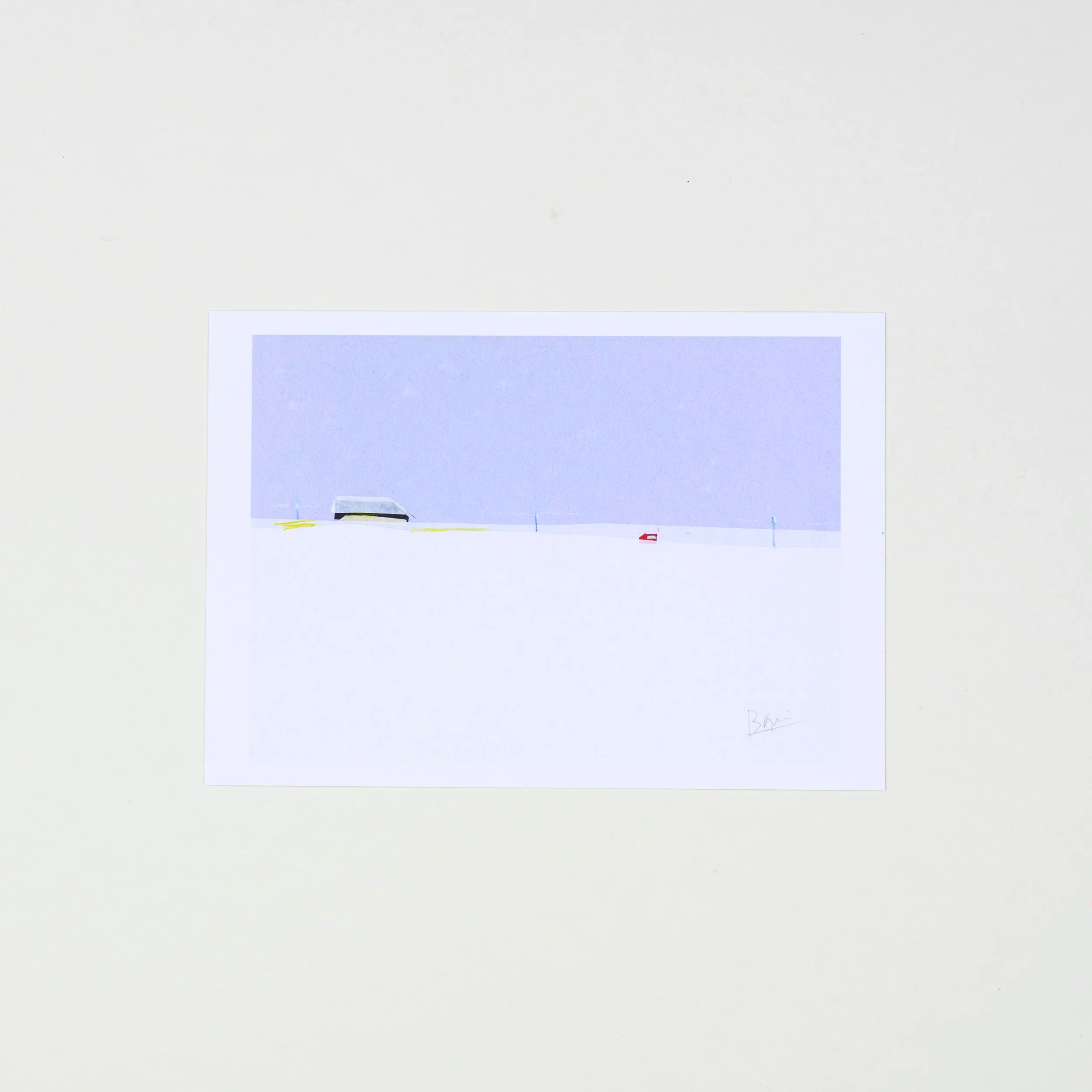 Postkarte 'Snowy Road' | Taku Bannai-Taku Bannai-Tokoro