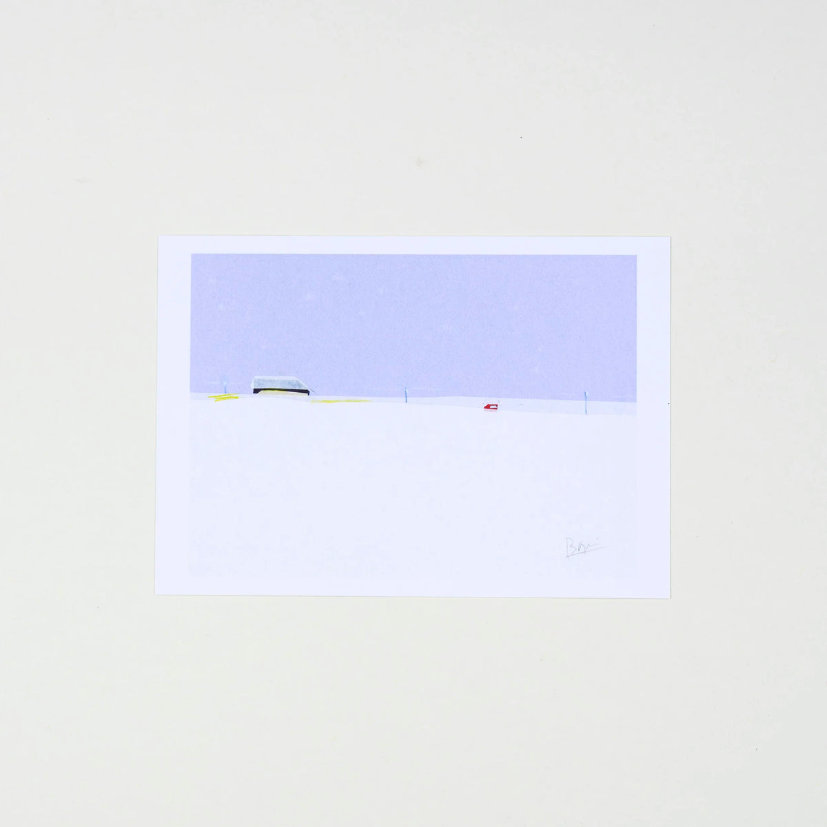 Postkarte 'Snowy Road' | Taku Bannai-Taku Bannai-Tokoro