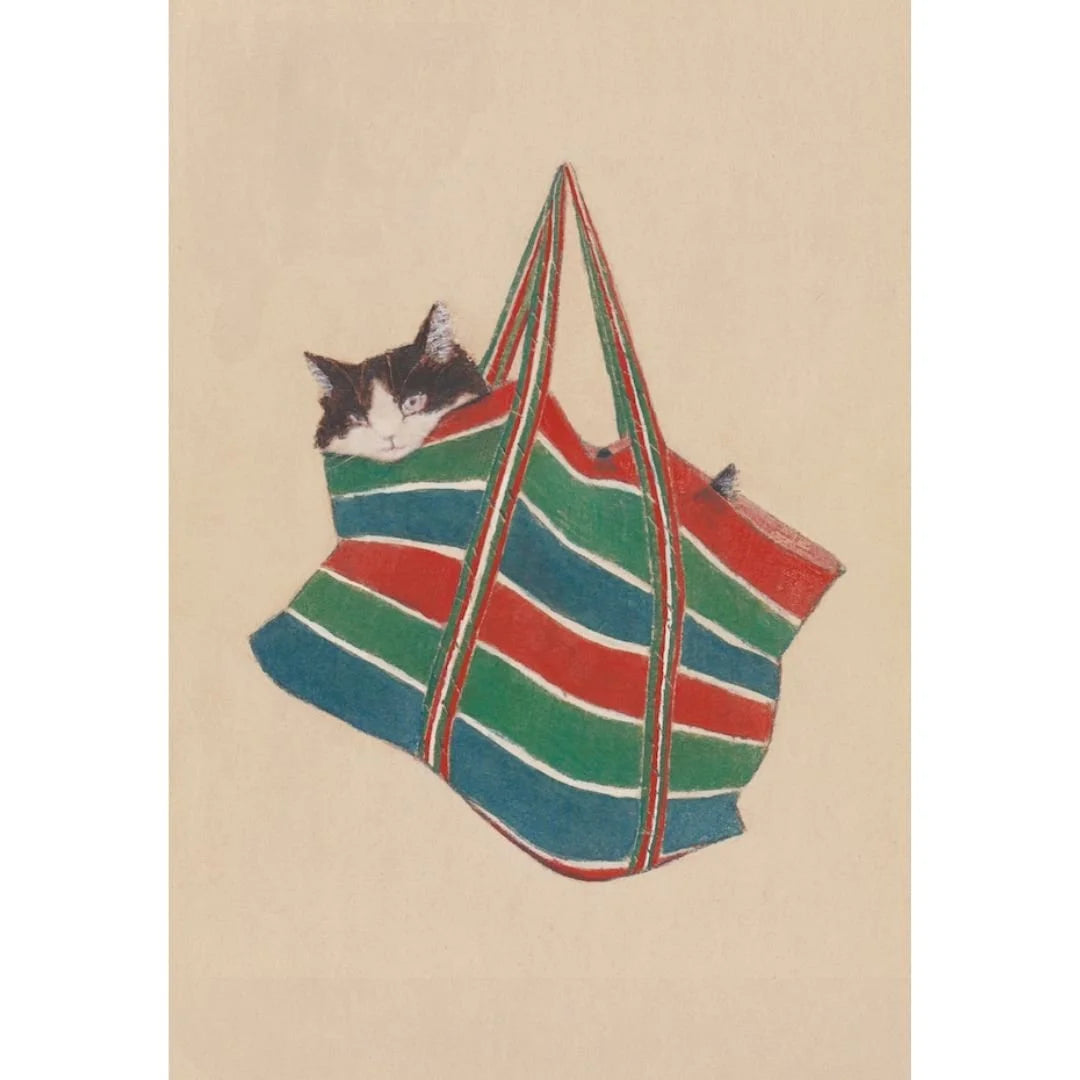 Postkarte 'Obaachan Baggu' | Megumi Sasaki-Megumi Sasaki-Tokoro