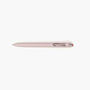 Roter Uniball Zento Gelstift mit 0,38 mm Spitze, mattem Gehäuse und gefedertem Metallclip.