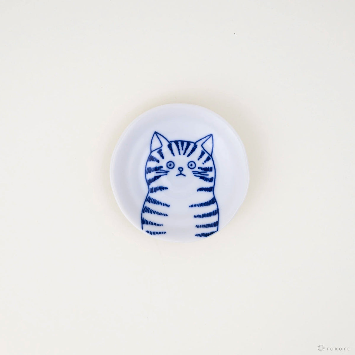 Shichita Katzenteller - Cat Plate | 10 cm-YAMAKATSU MINOTOEN-Dora-Tokoro