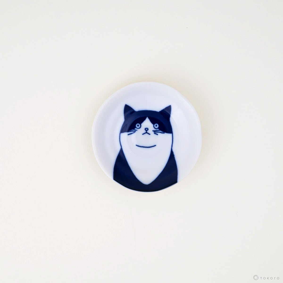 Shichita Katzenteller - Cat Plate | 10 cm-YAMAKATSU MINOTOEN-Hachiware-Tokoro