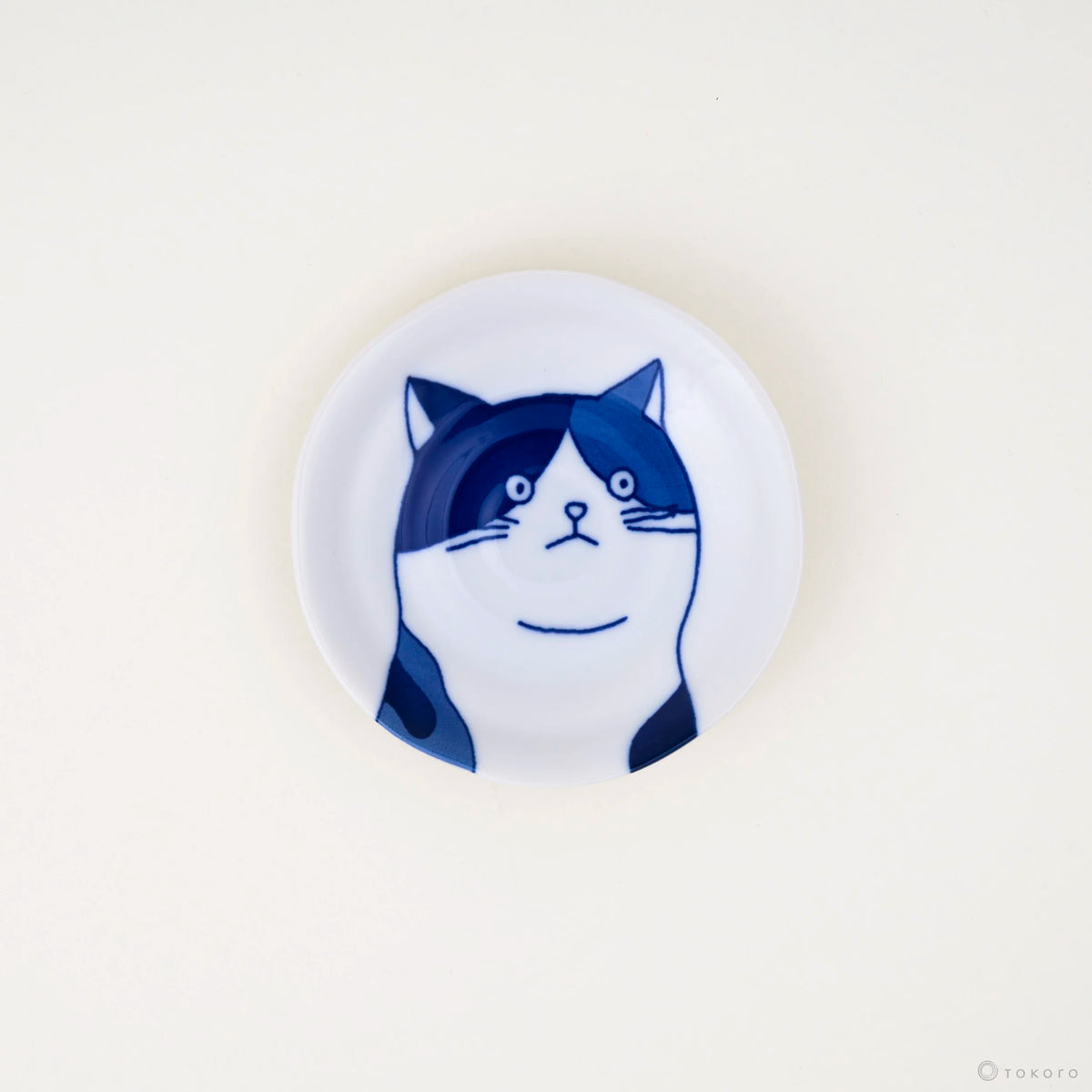Shichita Katzenteller - Cat Plate | 12 cm-YAMAKATSU MINOTOEN-Mike-Tokoro