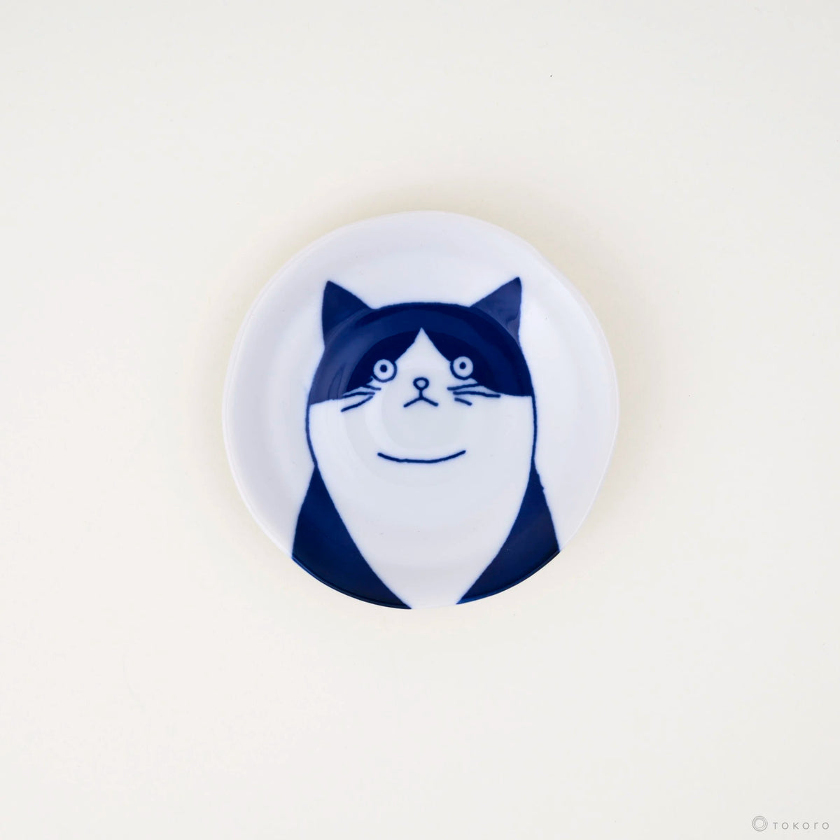 Shichita Katzenteller - Cat Plate | 12 cm-YAMAKATSU MINOTOEN-Hachiware-Tokoro