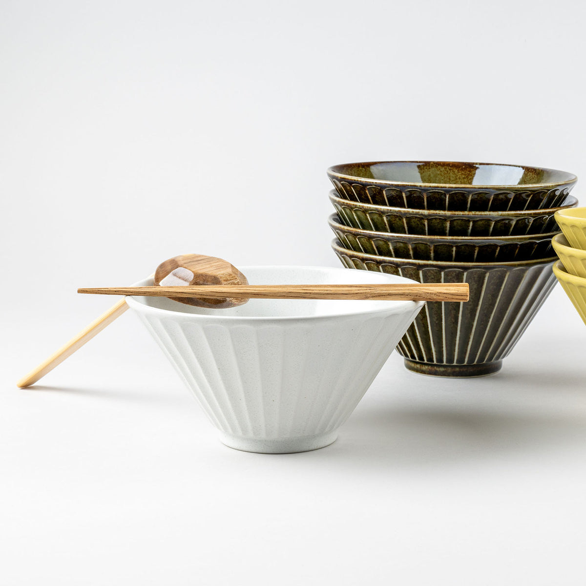'Shinogi Sori' Donburi Schale | Yu Porcelain-Yu Porcelain-Tokoro