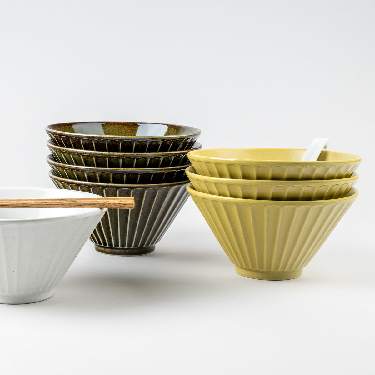 'Shinogi Sori' Donburi Schale | Yu Porcelain-Yu Porcelain-Tokoro