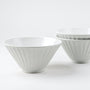 'Shinogi Sori' Donburi Schale | Yu Porcelain-Yu Porcelain-Tokoro