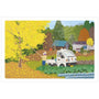 Tabineko Postkarte - Herbst: Ginkgobaum-Active-Tokoro