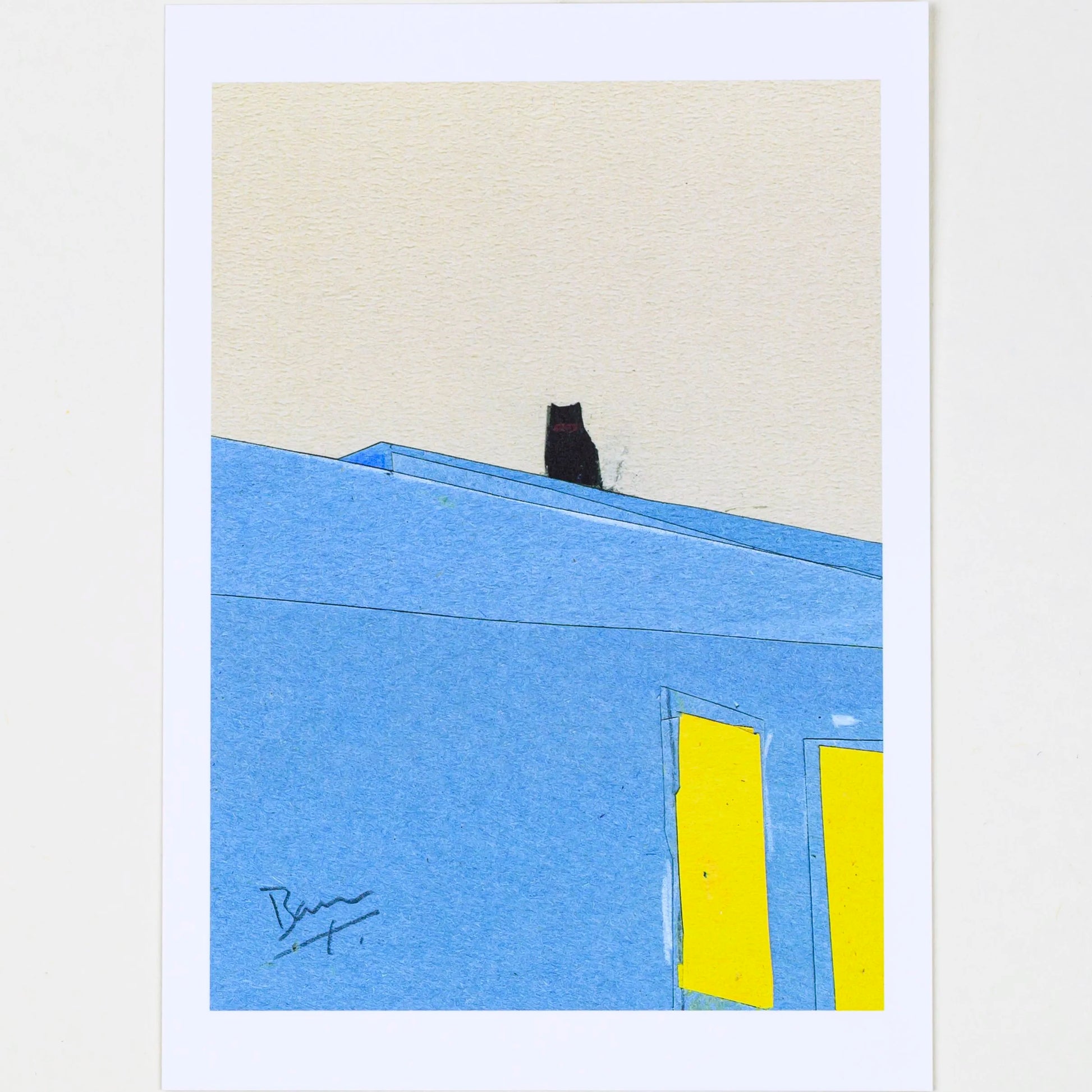 Postkarte 'The Cat Next Door' | Taku Bannai-Taku Bannai-Tokoro
