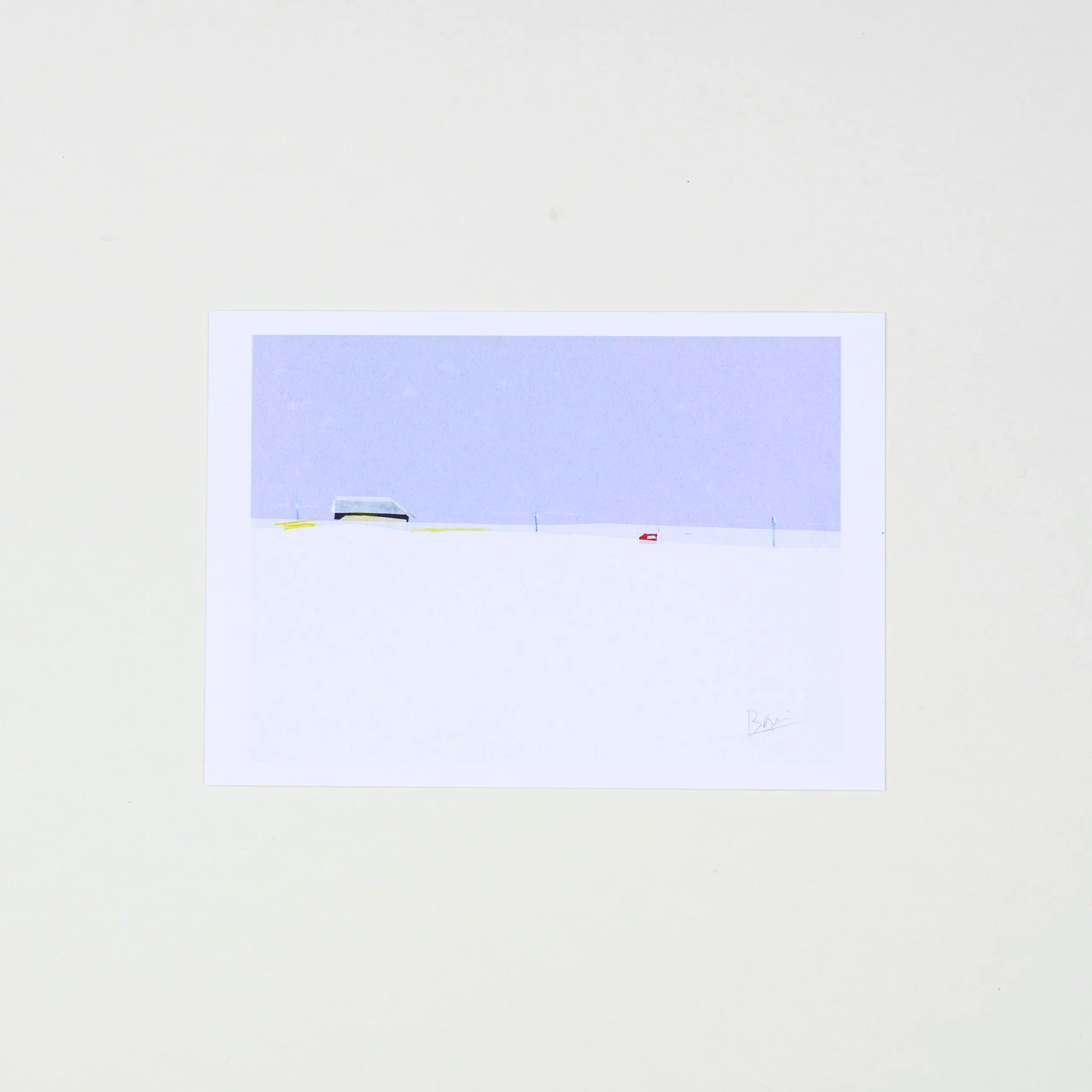Postkarte 'Snowy Road' | Taku Bannai-Taku Bannai-Tokoro