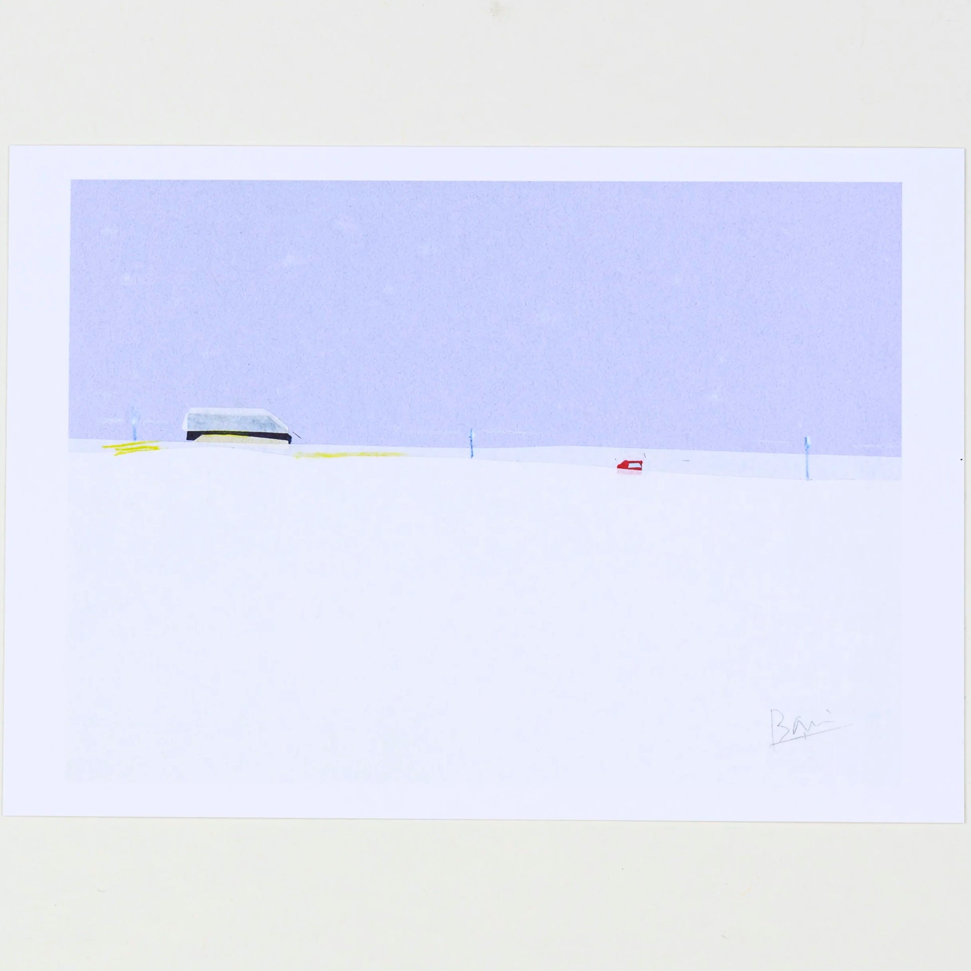 Postkarte 'Snowy Road' | Taku Bannai-Taku Bannai-Tokoro