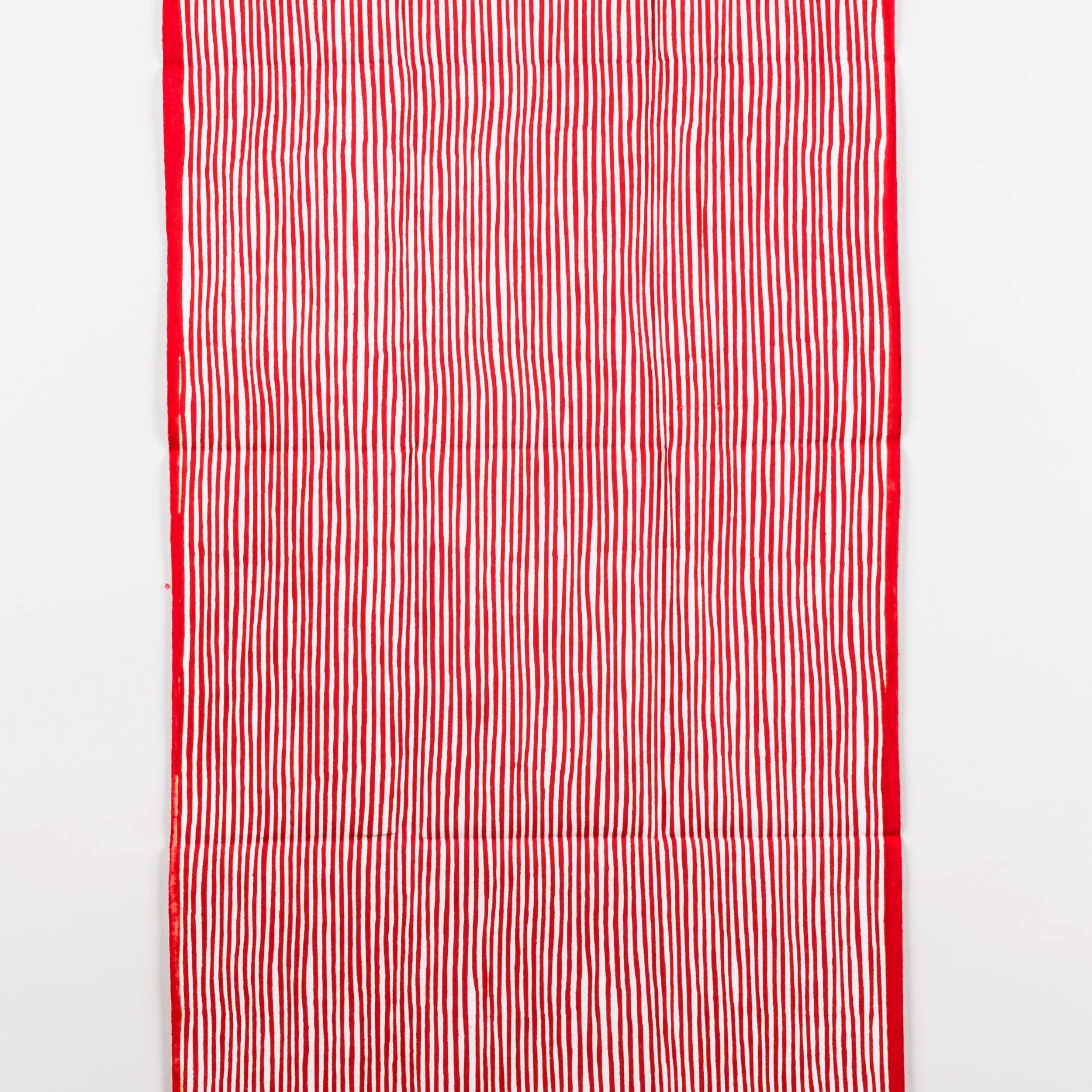 Tenugui Handtuch - Red Stripes | Kamawanu-Kamawanu-Tokoro
