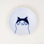 Shichita Katzenteller - Cat Plate | 16 cm-YAMAKATSU MINOTOEN-Nora-Tokoro