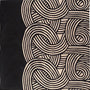 Wasserabweisendes und wendbares Furoshiki L 'Knot' Schwarz/Kaki - Isa Monyo | Musubi-Musubi-Tokoro