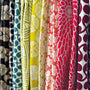 Wendbares Furoshiki S/L 'New Sprout' Schwarz/Blau - Isa Monyo | Musubi-Musubi-Tokoro