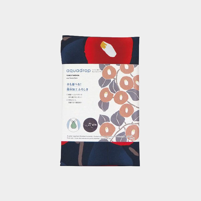 Wasserabweisendes Furoshiki M 'Kamelie' - Yumeji Takehisa | Musubi