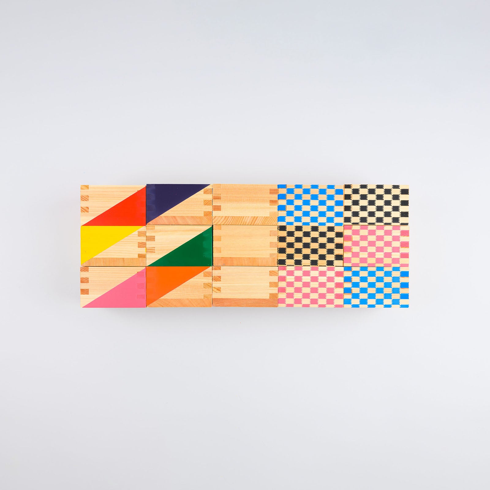 Bunte Sake-Holzbecher Masu 'Gimapop' | Ohashi Ryoki