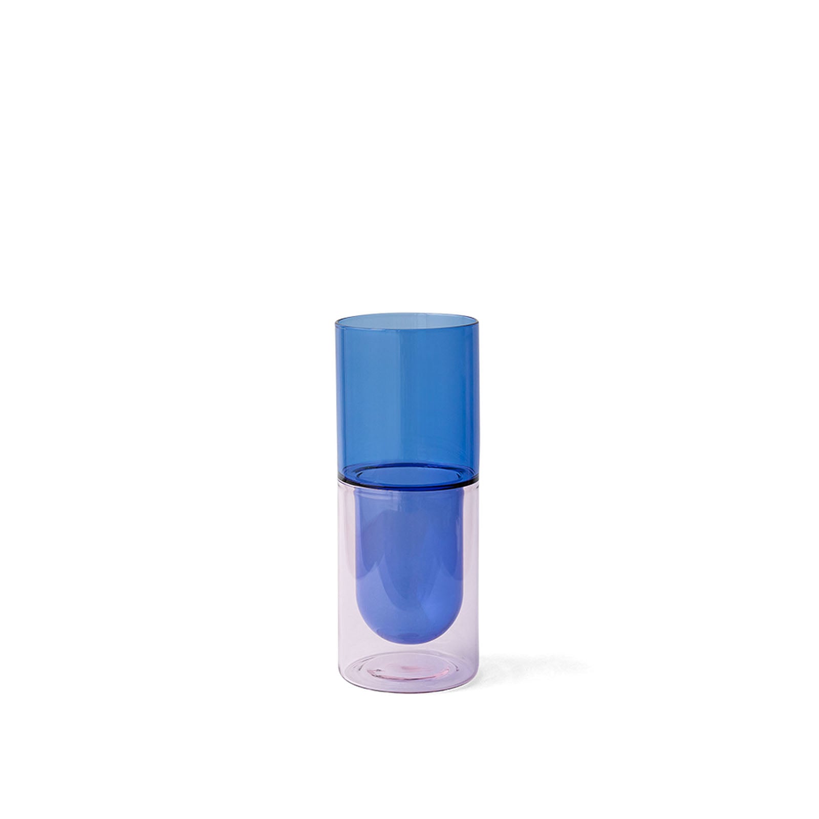 Two Tone DW Vase S | Amabro-Tokoro-Blau x Pink-Tokoro